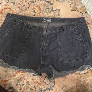 Diva Dark Wash Denim Shorts